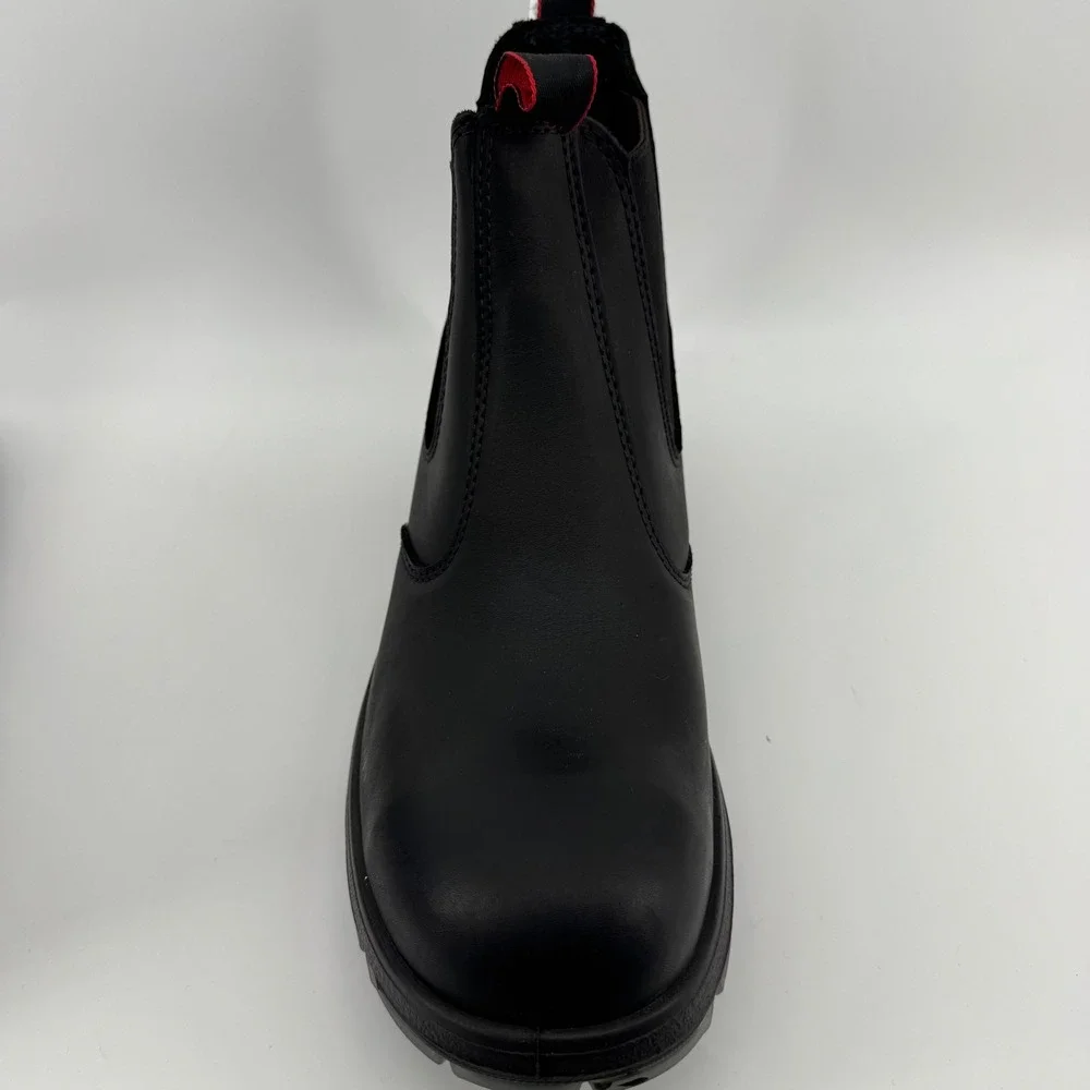 Redback USBBK Bobcat Black Leather Steel Toe Chelsea Work Boots Mens 15 US 14 AU